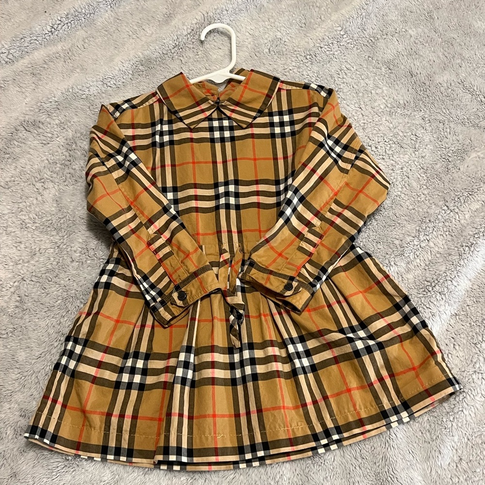 Girl burberry dress